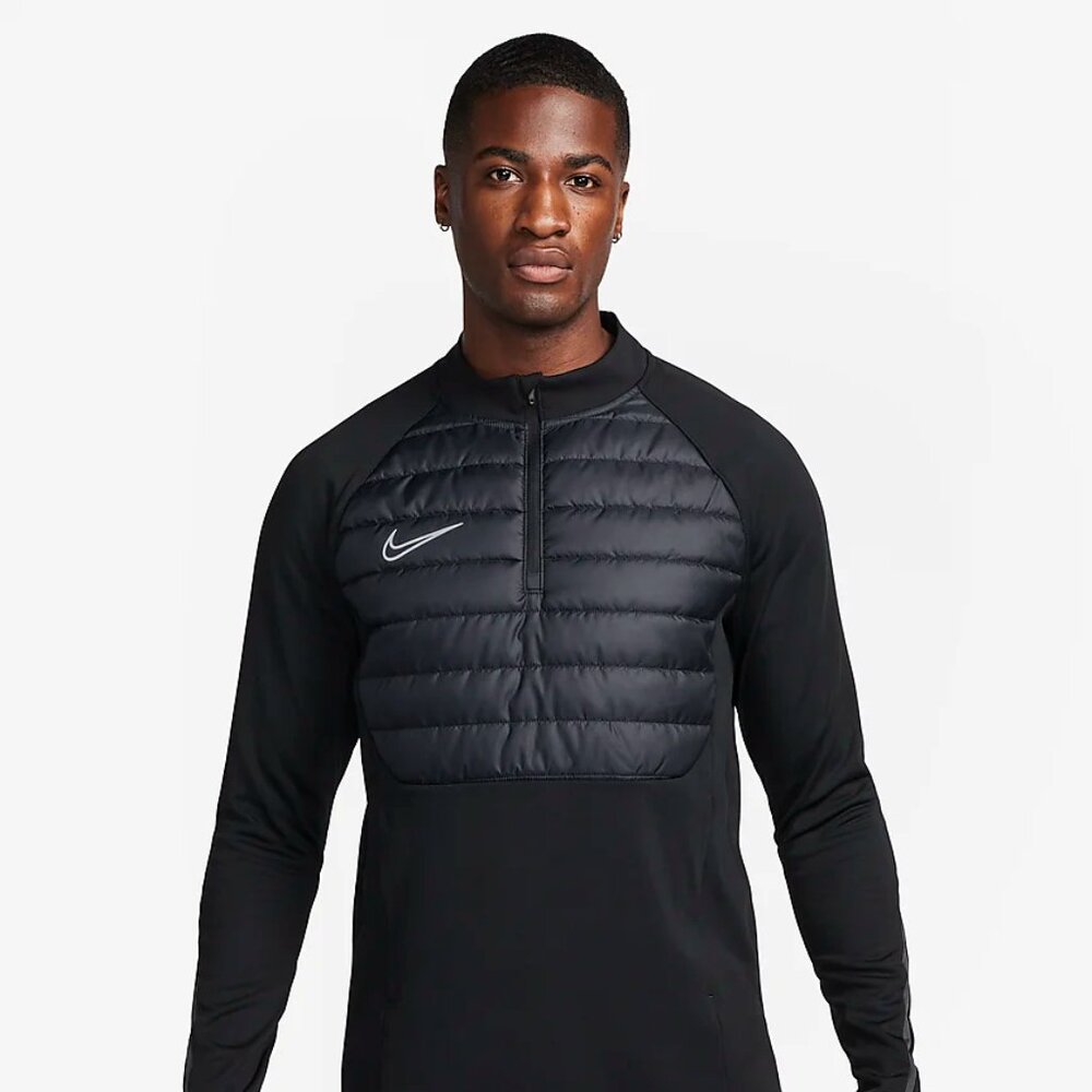 Nike Academy Winter Warrior Half Zip Up Men's Medium Black